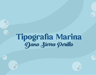 Project thumbnail - Tipografía Temática Marina
