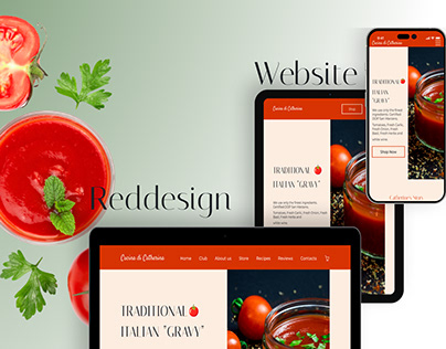 Cucina di catherina Website Reddesign
