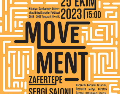 "MOVEMENT" Poster Design and Animation