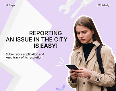 Report incidents in your city (mob app)
