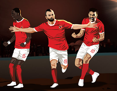 Ahly channel screens illustration