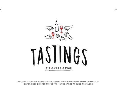 Tastings • Wine Boutique Brand Identity