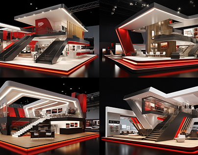 Mezzanine Exhibition Stand design Concept