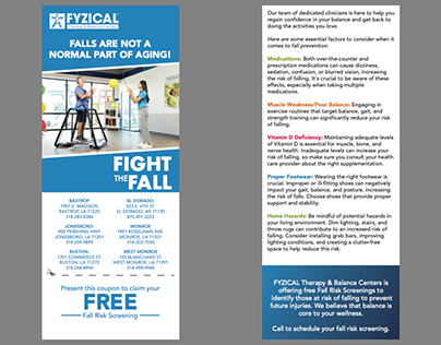 Fight the Fall Rack Cards