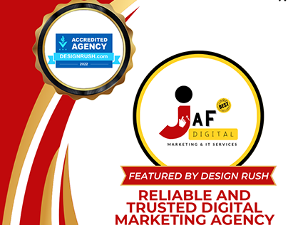 Best Design Awards DesignRush JAF Digital Marketing