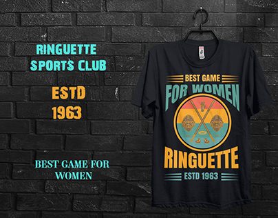Ringuette Sports Club Tshirt Design