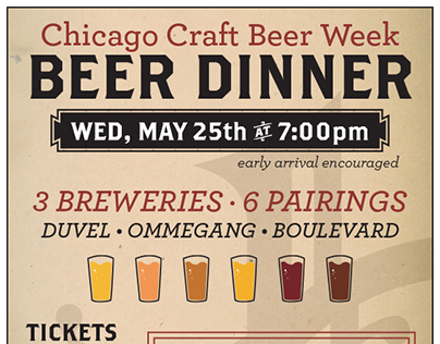 Chicago Craft Beer Week - Beer Dinner
