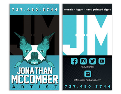 JM Murals Business Card