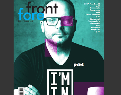 Forefront Print Magazine - Student Project
