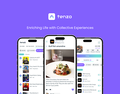 Tenzo - Social Media App