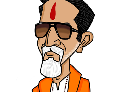Maharashtra Politicians - Caricature - Illustration