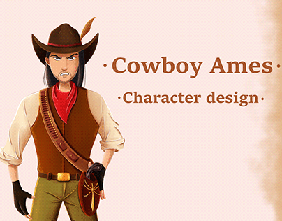 Ames the cowboy • Character design
