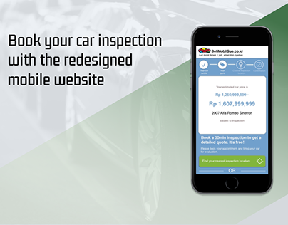 Car Inspection Mobile Website Redesign | UX/UI