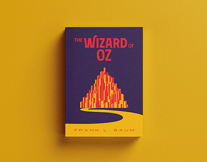 The Wizard of OZ - Minimalistic Book Cover Design
