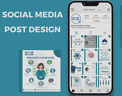 Social Media Post Design (Roohi Health Center )