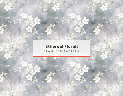 Ethereal Florals Seamless Patterns Collection