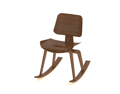 Reinterpreted Eames® Molded Plywood Dining Chair (DCW)
