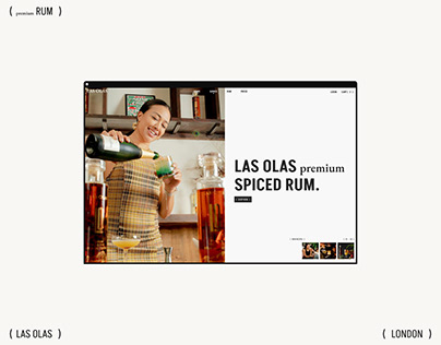 Las Olas Rum | UI/UX Design & Branding