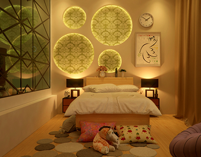 ModernBed room located in Mansoura 