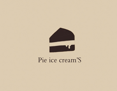 Pie Ice cream’S Logo design, branding & Identity visual