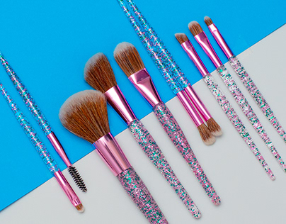Colorful Makeup Brushes