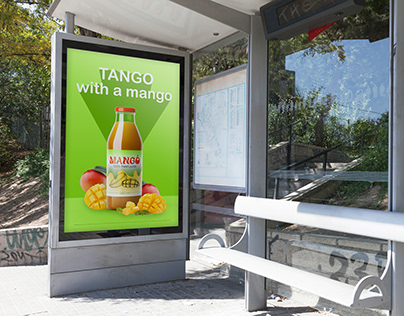 Mango Juice Packaging & Ad Banner