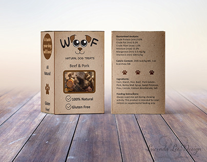 Woof Natural Dog Treats Project