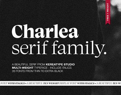 Charlea Beautiful Serif Free Font