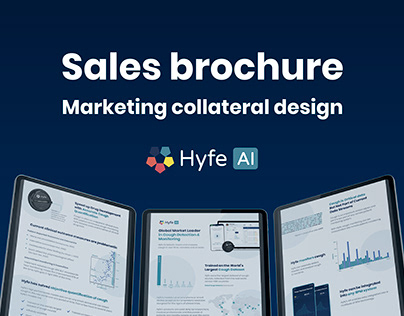 Hyfe AI I Sales Brochure Design I Marketing Collateral