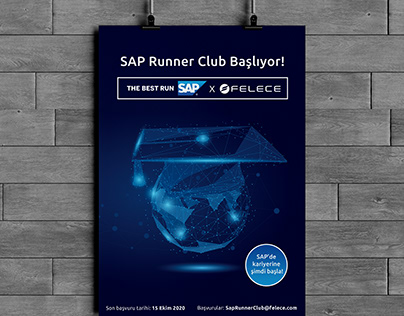 Felece Technology SAP Runner Club Poster Design