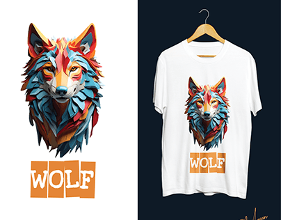 Wolf Custom Made T-Shirt Design