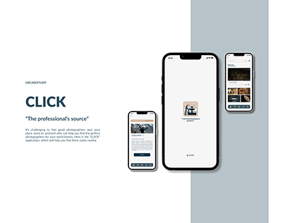 CLICK ( THE PROFESSIONAL’S SOURCE) | UXUI DESIGN