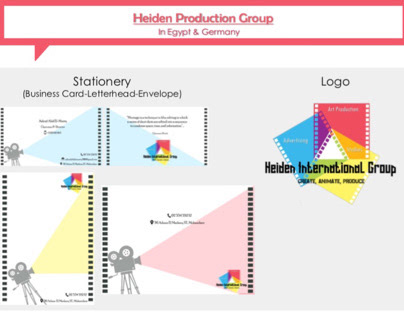 Logo & Stationery for Heiden Production Group