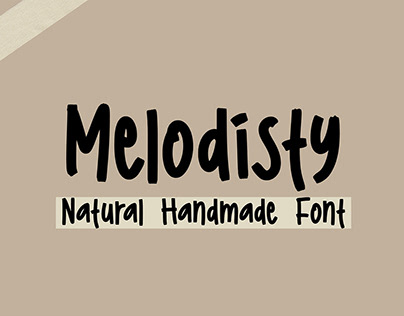 Melodisty Display Font
