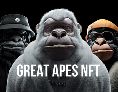 GREAT APES - NFT Collection, 3D Promo