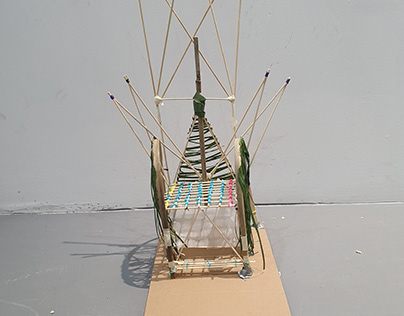 Victorian Throne Bamboo Model