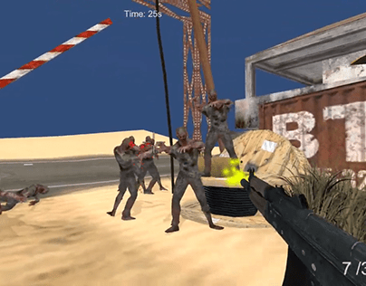 Zombie First-Person Shooter on Unity