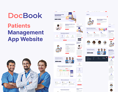 DocBook - Patients Management App Website