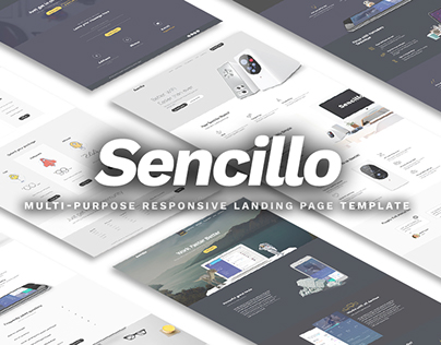 Sencillo – Multi-purpose Responsive Landing Page Theme