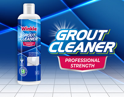Winkle Grout Cleaner Packaging Design & Advertising