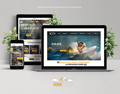 ManStink Website Showcase