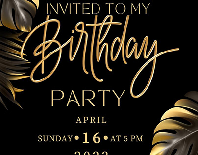 BIRTHDAY PARTY INVITATION
