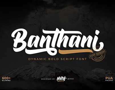 Bantani – Dynamic Bold Script Font