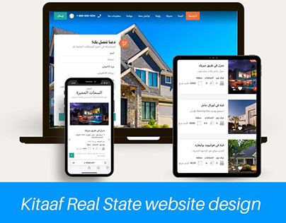 Kitaaf Real Stat website design