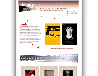 Iconic Moments Web Page