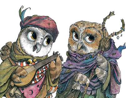 The Bard & the Wizard Owls