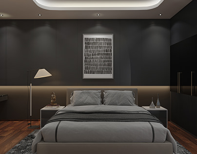 Black Theme Bedroom