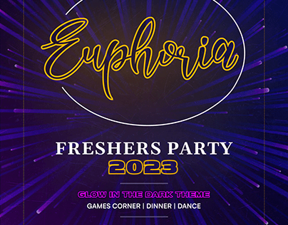Freshers Party Poster Template
