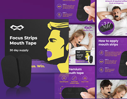Amazon Product Listing for Mouth Tape