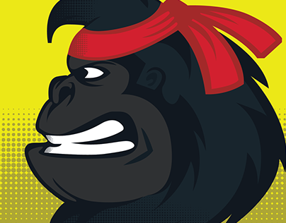 Fighting Gorillas [Logo Design]